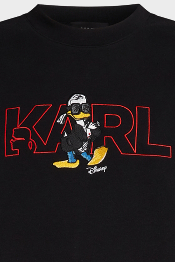 SWEAT CREWNECK KARL LAGERFELD - 990 BLACK
